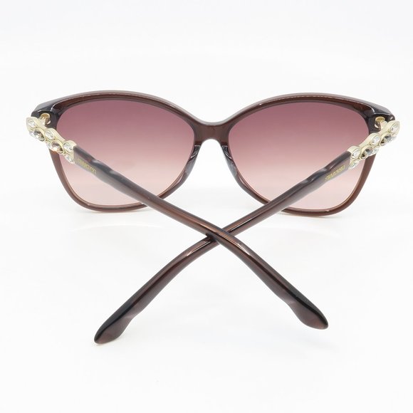 SW85-F 48F Swarovski Brown Gradient Sunglasses - Picture 6 of 8